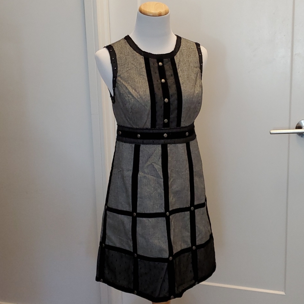 Anna Sui for Target Grey Black Lace Dress - Perfect for Fall